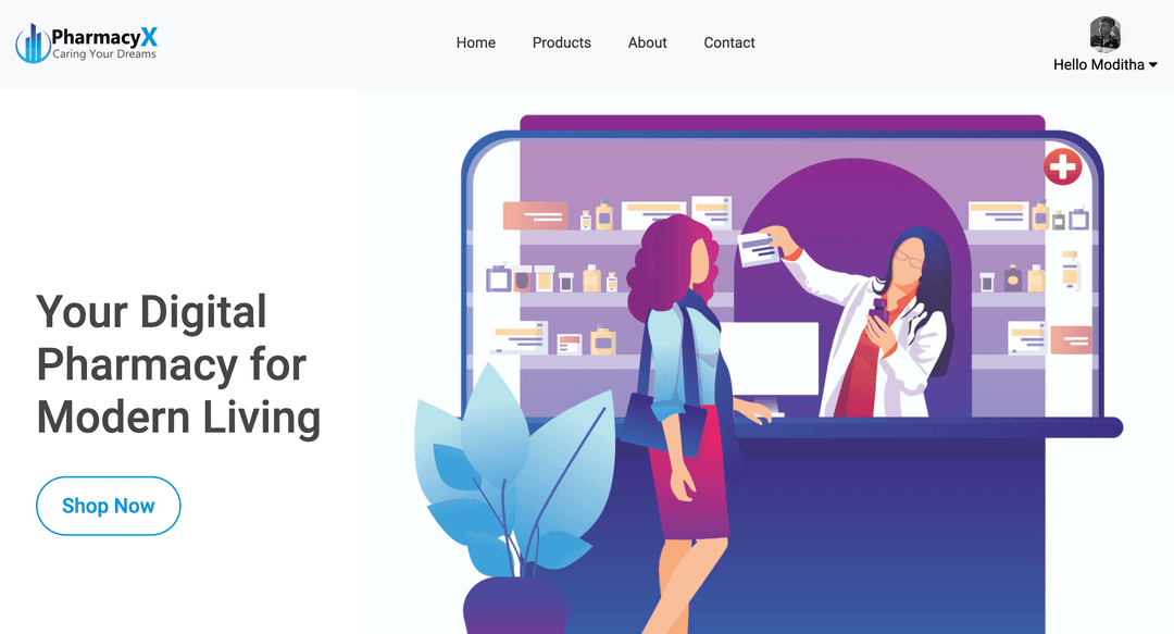 Online Pharmacy Portal (PharmacyX)